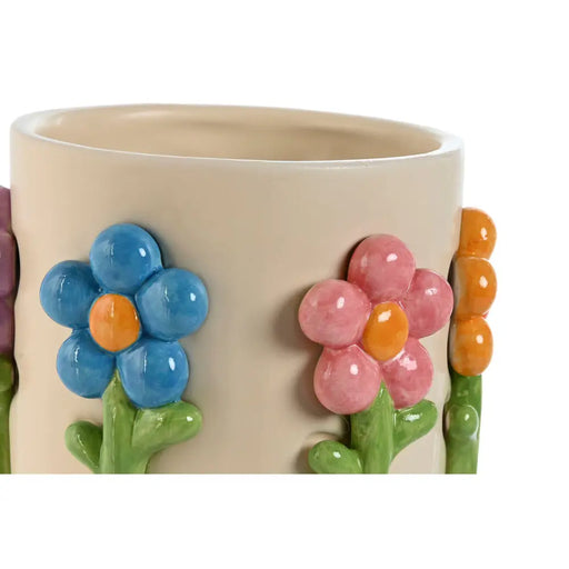 Саксия Home ESPRIT Многоцветен Сметана Dolomite Lilled 20 x