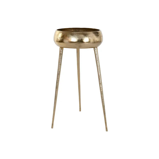 Саксия Home ESPRIT Златен Алуминий Модерен 35,5 X 35,5 X 77