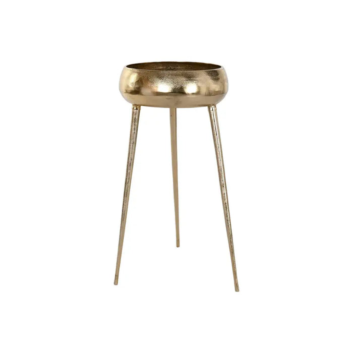 Саксия Home ESPRIT Златен Алуминий Модерен 35,5 X 35,5 X 77