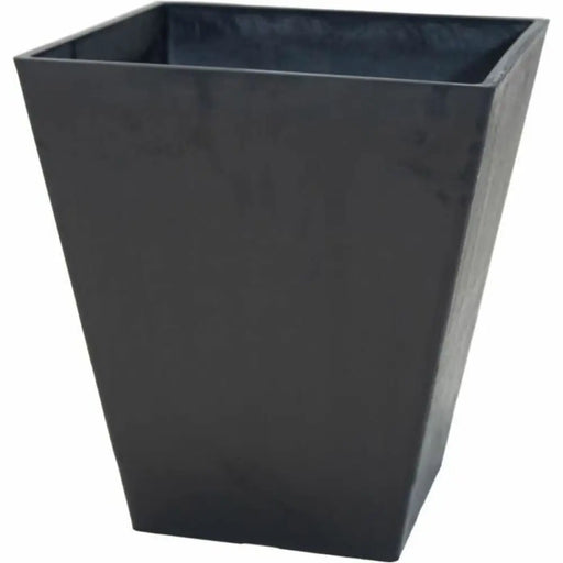 Саксия Mega Collections Ecostone Square Черен noir
