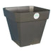 Саксия Riviera 65 L Тъмно сив 49 x 49 x 45 cm Сив Квадратек