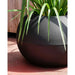 Саксия Riviera Черен Пластмаса Кръгъл Pall Ø 50 cm