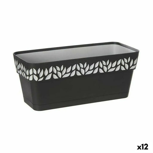 Саксия Stefanplast Cloe Антрацит Пластмаса 13,3 x 12,3 x