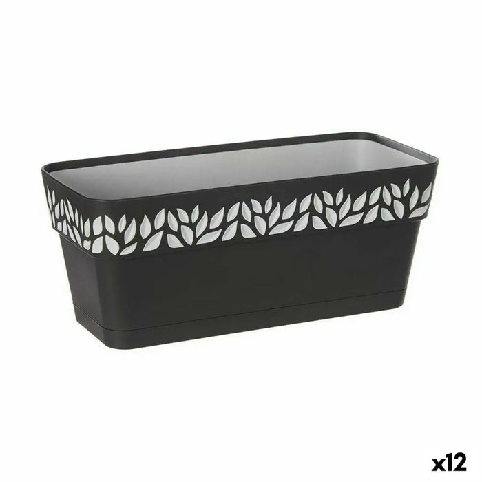 Саксия Stefanplast Cloe Антрацит Пластмаса 13,3 x 12,3 x