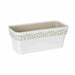 Саксия Stefanplast Cloe Бял Пластмаса 13,3 x 12,3 x 29,3 cm