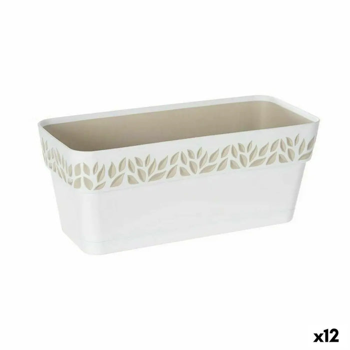 Саксия Stefanplast Cloe Бял Пластмаса 13,3 x 12,3 x 29,3 cm