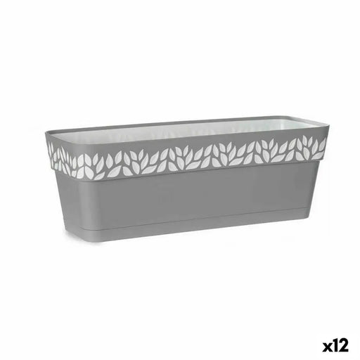Саксия Stefanplast Cloe Сив Пластмаса 49,5 x 17 x 19 cm (12