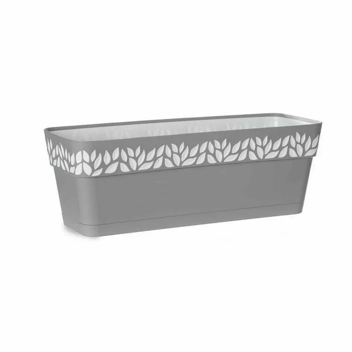 Саксия Stefanplast Cloe Сив Пластмаса 49,5 x 17 x 19 cm (12