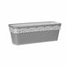 Саксия Stefanplast Cloe Сив Пластмаса 49,5 x 17 x 19 cm (12
