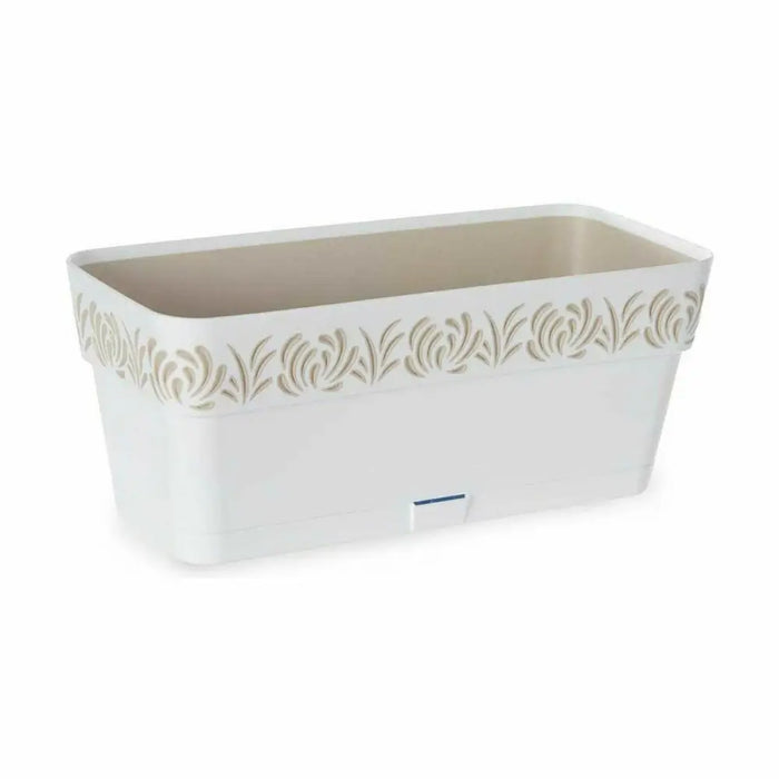 Саксия Stefanplast Gaia Бял Пластмаса 13,3 x 12,3 x 29,3 cm