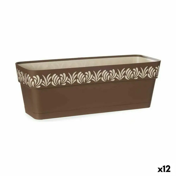 Саксия Stefanplast Gaia Кафяв Пластмаса 18 x 17 x 49,5 cm