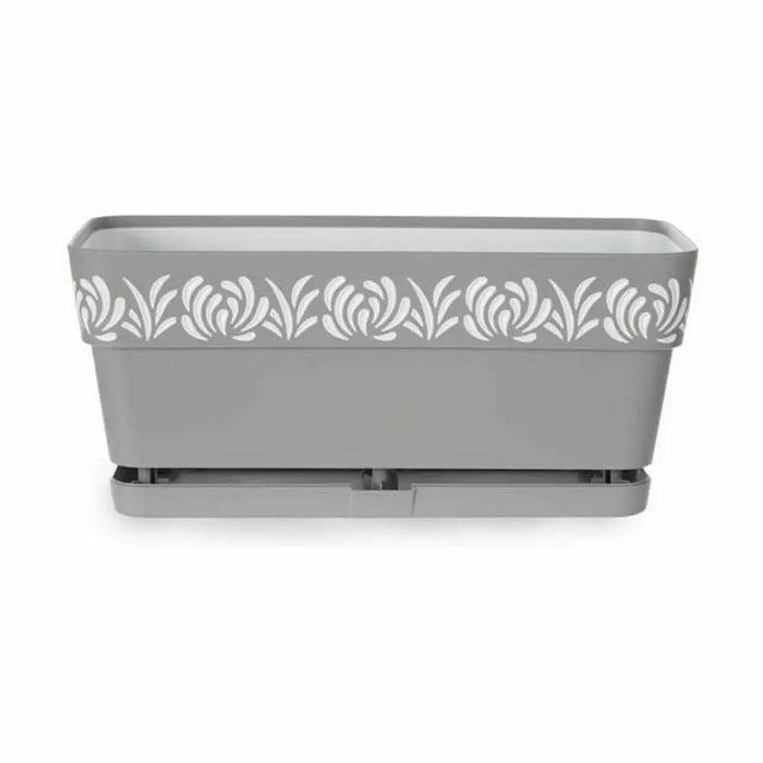 Саксия Stefanplast Gaia Сив Пластмаса 13,3 x 12,3 x 29,3 cm