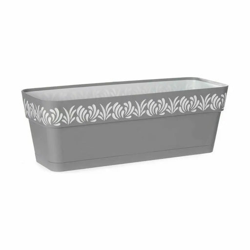 Саксия Stefanplast Gaia Сив Пластмаса 49,5 x 17 x 19 cm (12