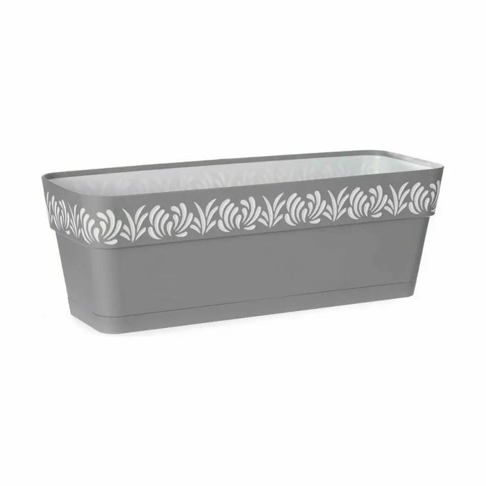 Саксия Stefanplast Gaia Сив Пластмаса 49,5 x 17 x 19 cm (12