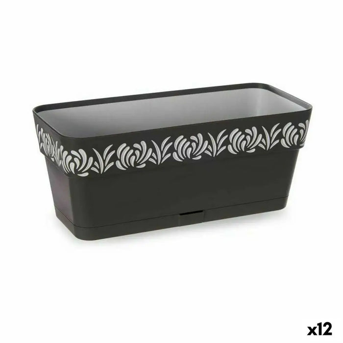 Саксия Stefanplast Gaia Антрацит Пластмаса 13,3 x 12,3 x