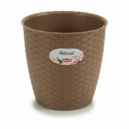 Саксия Stefanplast Кафяв Пластмаса 19 x 17,5 x 19 cm (12