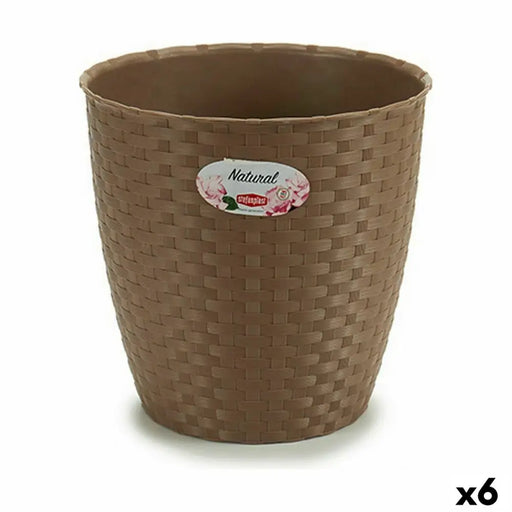 Саксия Stefanplast Кафяв Пластмаса 24 x 22,5 x 24 cm (6