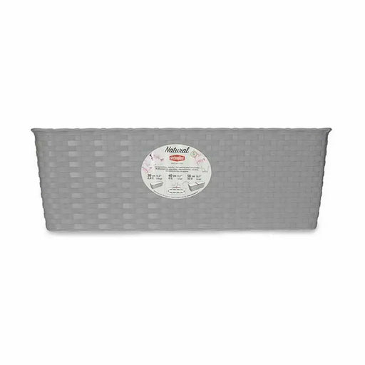 Саксия Stefanplast Сив Пластмаса 15,5 x 13,5 x 39 cm (12