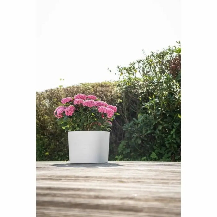 Саксия за самостоятелно поливане Garden ID Бял 40 x 40 cm