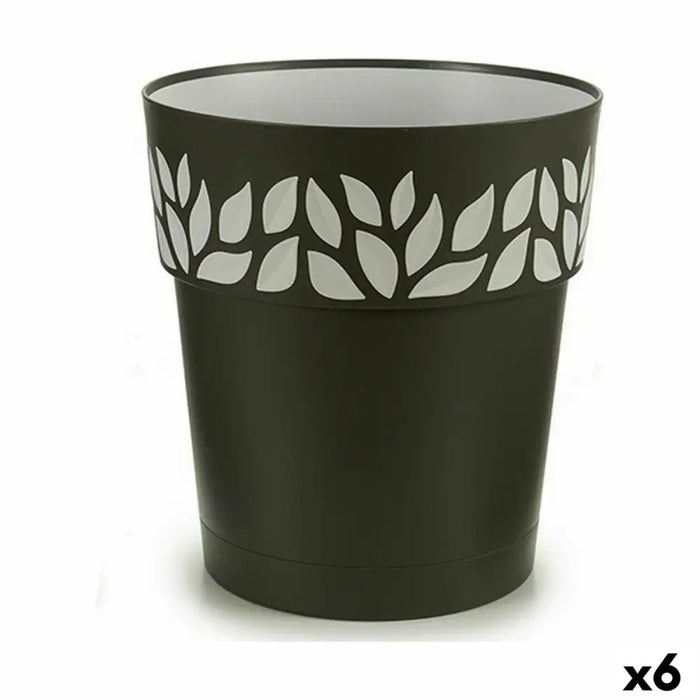 Саксия за самостоятелно поливане Stefanplast Cloe Антрацит