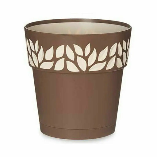 Саксия за самостоятелно поливане Stefanplast Cloe Кафяв