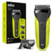 Самобръсначка BRAUN 300BT BLK/GRN ВОДОУСТОЙЧИВОСТ