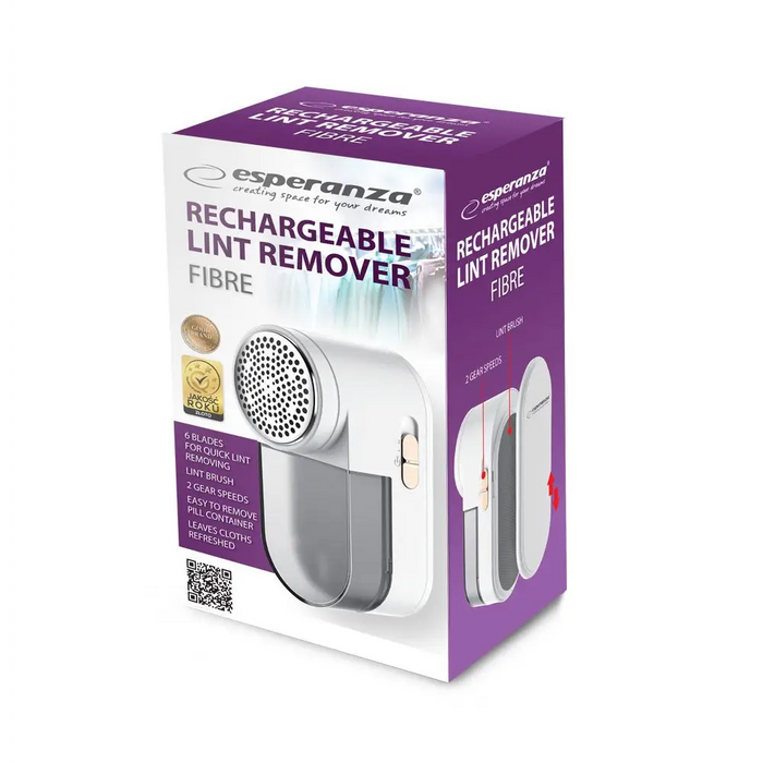 Самобръсначка за дрехи Esperanza ECS010 Бяла