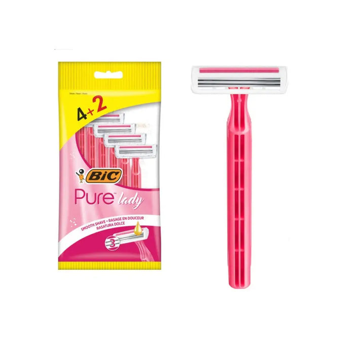 САМОБРЪСНАЧКА PURE 3 PINK ПЛ 4 + 2 BIC