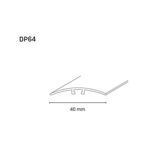 САМОЗАЛЕПВАЩА ПРЕХОДНА ЛАЙСТНА DOELLKEN 40 ММ. БЯЛ БОР 2.7