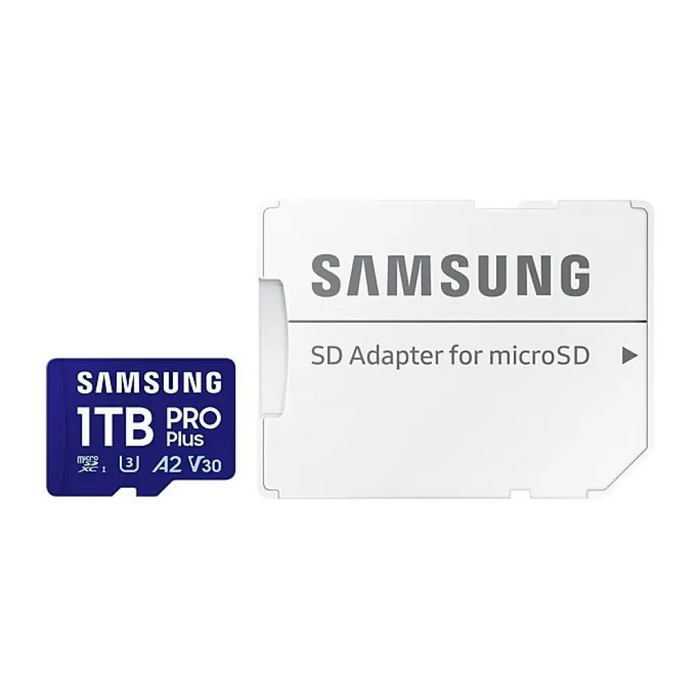 Samsung 1TB micro SD карта PRO Plus с адаптер UHS-I четене