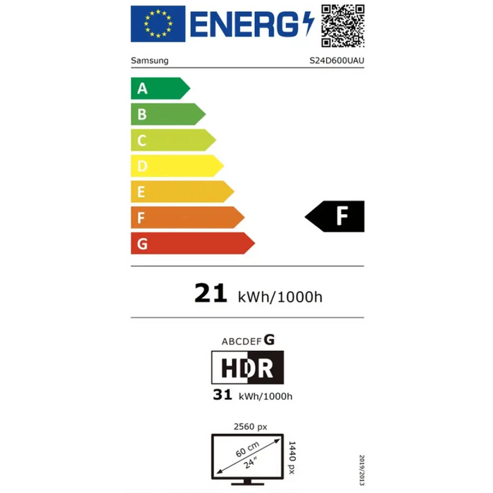 Samsung 24D600 24’’ VA LED 3840x2160 PBP PIP USB-C 90W USB