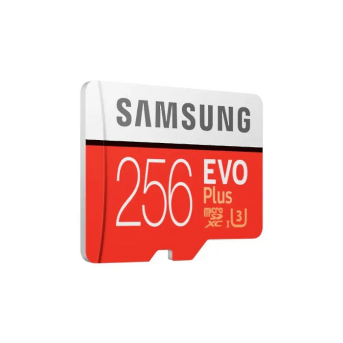 Samsung 256GB micro SD карта EVO+ с адаптер Class10 Четене