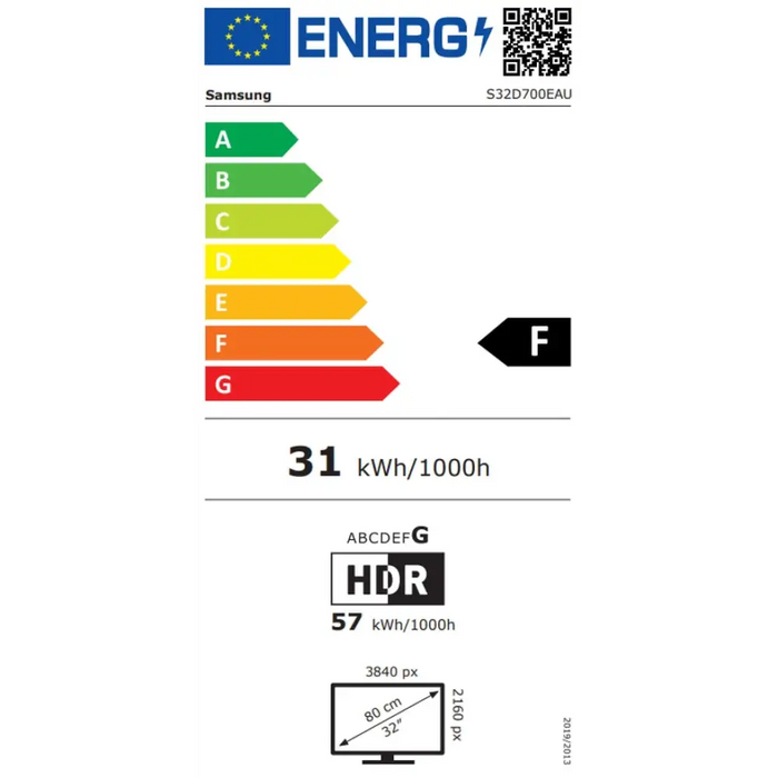 Samsung 32D700 32’’ VA LED,4K 3840x2160 350 cd/m2 PBP PIP
