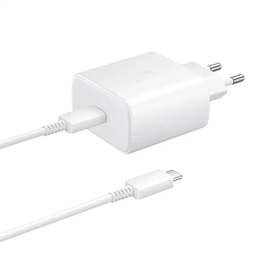 Samsung EP-TA845EWE 45W стенно зарядно с USB-C кабел
