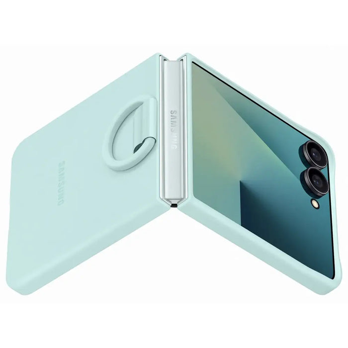Samsung Ring Case за Samsung Galaxy Z Flip7 - светло син