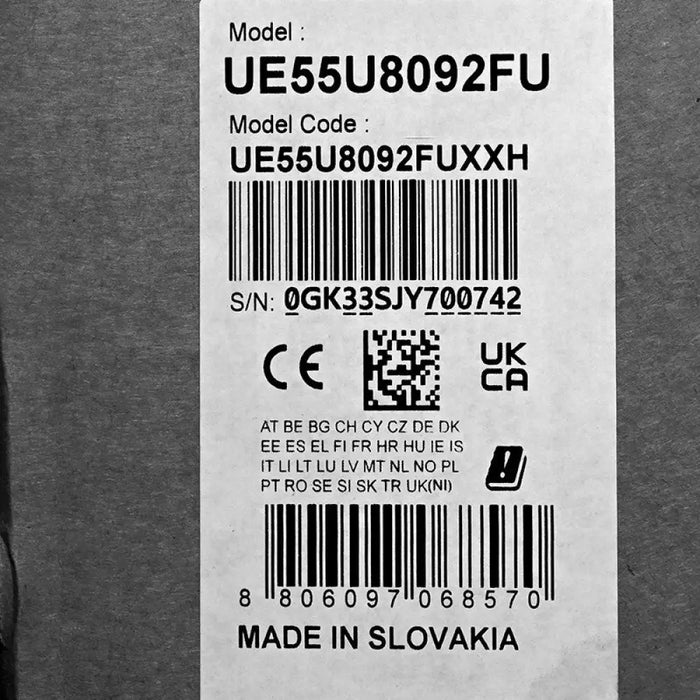 Samsung UE55U8092FU 139,7 cm (55’’) 4K Ultra HD Smart TV