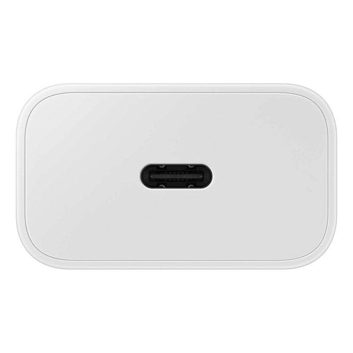Зарядно за стена Samsung EP-T2510XWEGEU 25W SFC GaN с USB-C кабел - бяло