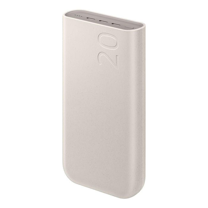 Преносима батерия Powerbank Samsung EB-P4520XUEGEU 20000 mAh 3x USB-C 45W SFC - бежов