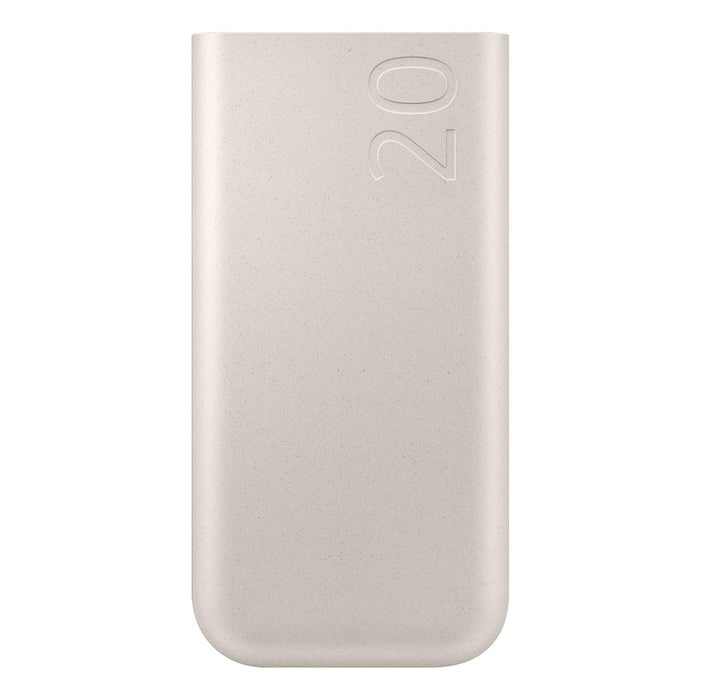 Преносима батерия Powerbank Samsung EB-P4520XUEGEU 20000 mAh 3x USB-C 45W SFC - бежов