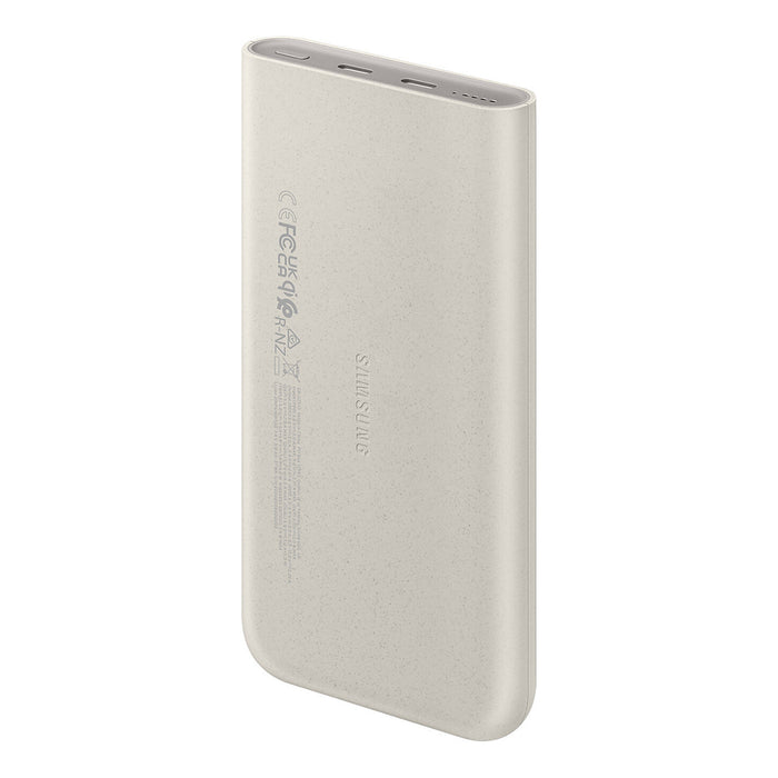 Преносима батерия Powerbank Samsung EB-U2510XUEGEU индуктивен 10000 mAh 2x USB-C 25W SFC - бежов