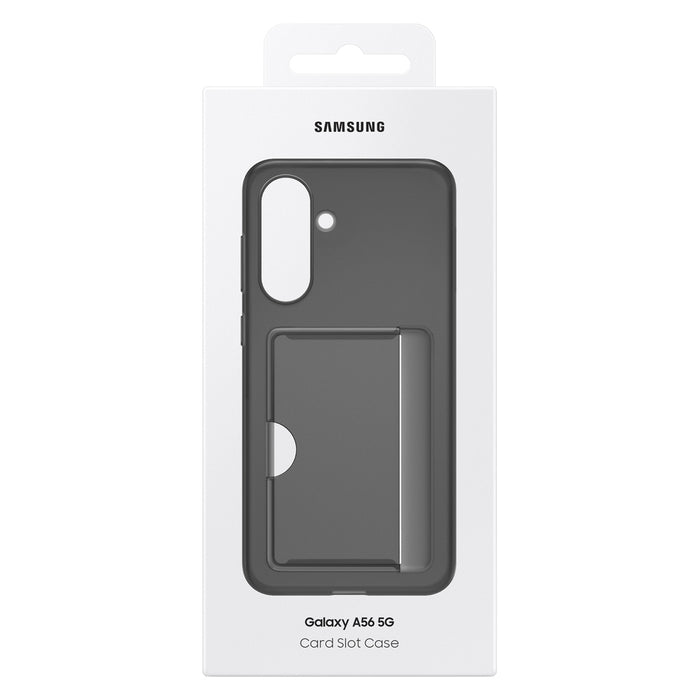 Samsung Card Slot Case EF-OA566TBEGWW с джоб за карта за Samsung Galaxy A56 5G - черен