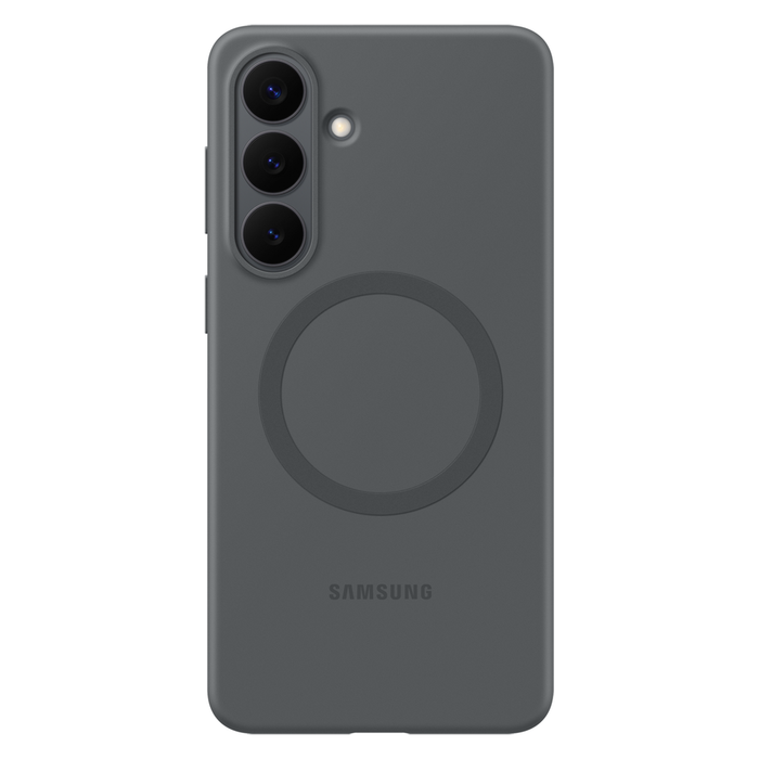 Силиконов магнитен калъф Samsung за Samsung Galaxy S26, съвместим с MagSafe - черен