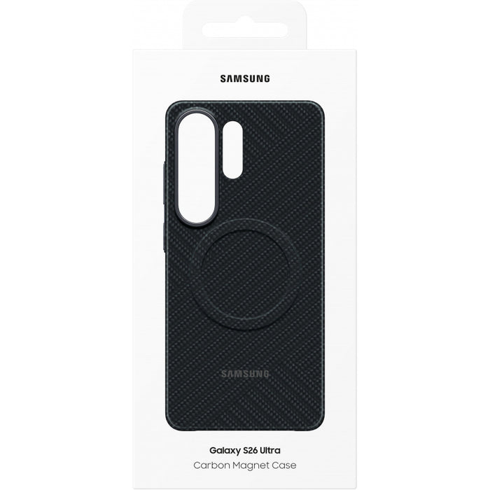Кейс с магнит от карбон за Samsung Galaxy S26 Ultra S948, черен EF-KS948SNEGWW