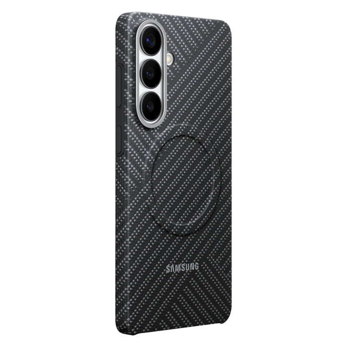 Samsung Carbon Magnet Case за Samsung Galaxy S26+, съвместим с MagSafe - сив