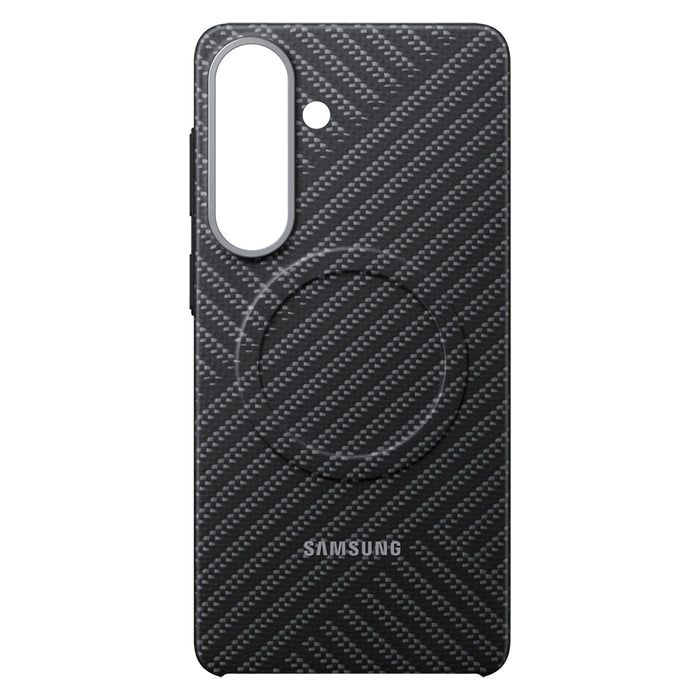 Samsung Carbon Magnet Case за Samsung Galaxy S26+, съвместим с MagSafe - сив