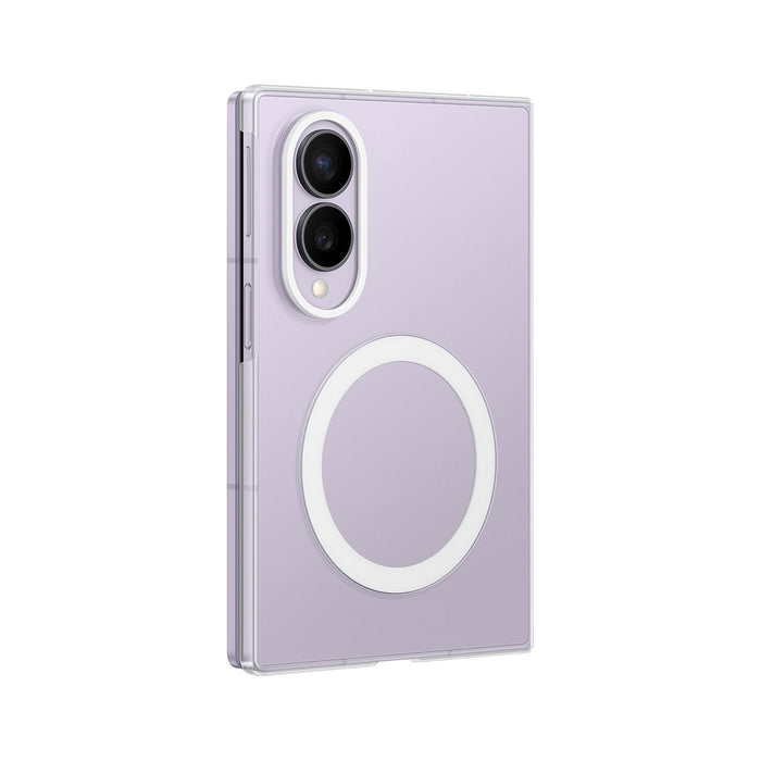 Samsung Clear Magnet Case за Samsung Galaxy Z Fold 8 0.8 мм, съвместим с MagSafe + 2 бр. антирефлексно фолио - прозрачен
