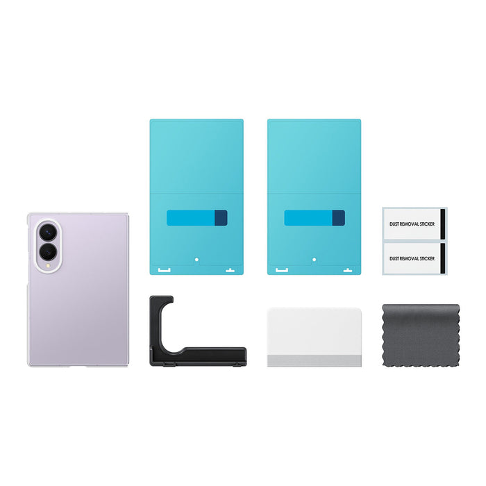 Samsung Clear Case за Samsung Galaxy Z Fold 8 0.8 мм + 2 бр. антирефлексно фолио - прозрачен