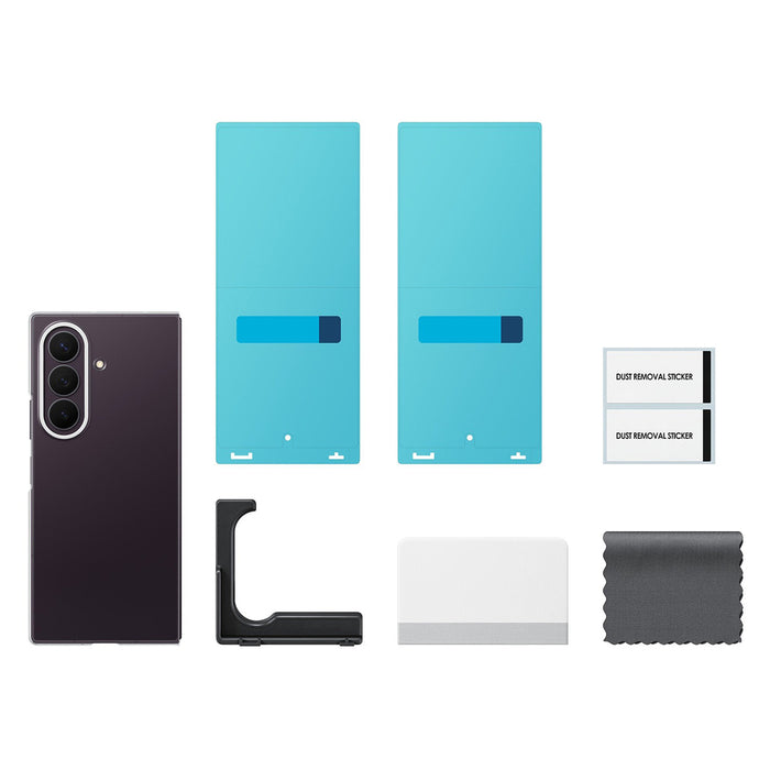 Samsung Clear Case за Samsung Galaxy Z Fold 8 Ultra 0.8 мм + 2 бр. антирефлексно фолио - прозрачен