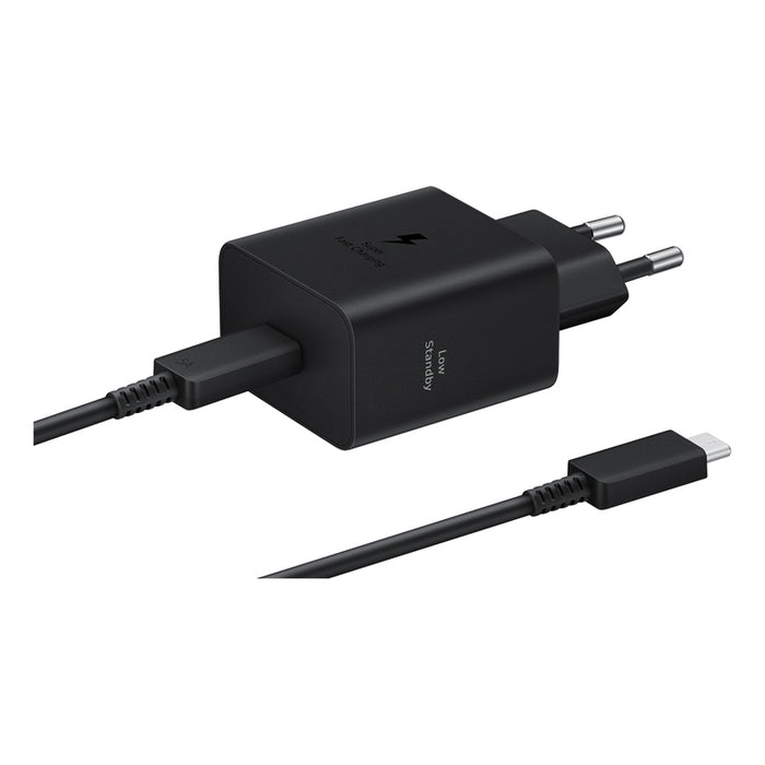 ЗАРЯДНО 220V SAMSUNG 45W BK+CAB EP-T4511