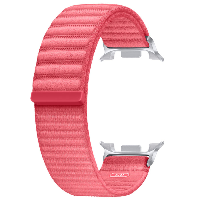 Текстилна каишка SAMSUNG Galaxy Watch 8 Fabric S/M Red ET-SVL32SREGEU